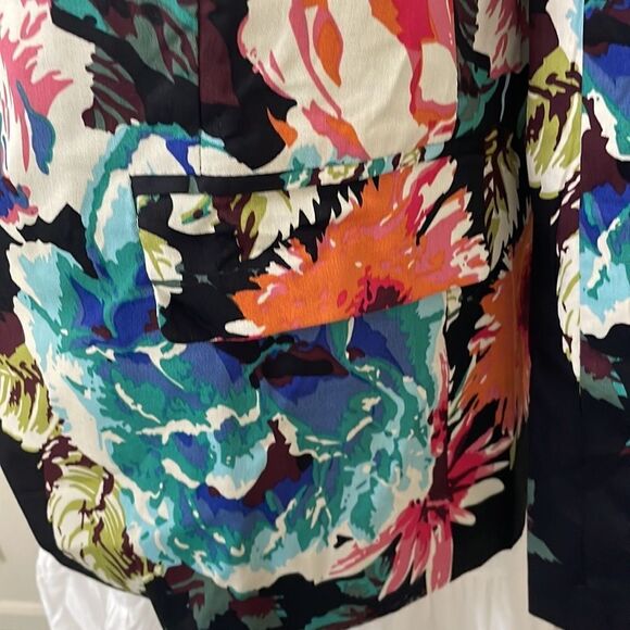 NWT Men’s formal flowered, slim fit jacket by Allegra K size men’s medium - Picture 4 of 10